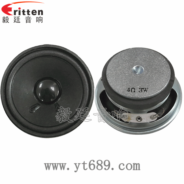 2.5寸4Ω10w喇叭--喇叭廠家正反面