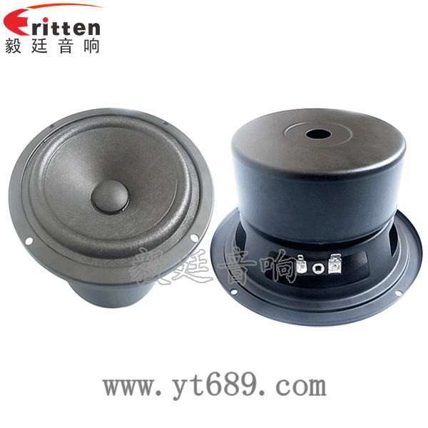 3寸20W全頻HiFi音箱喇叭正反面